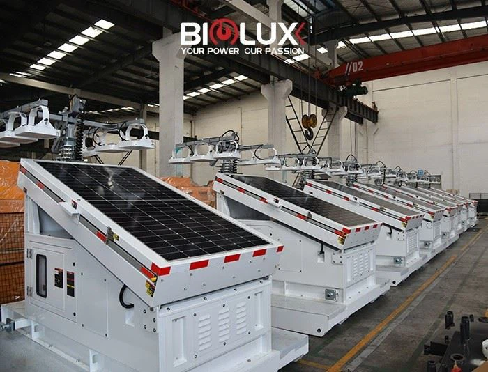 Skid Mobile Lighting Towers BlGLUX China Factory (1)